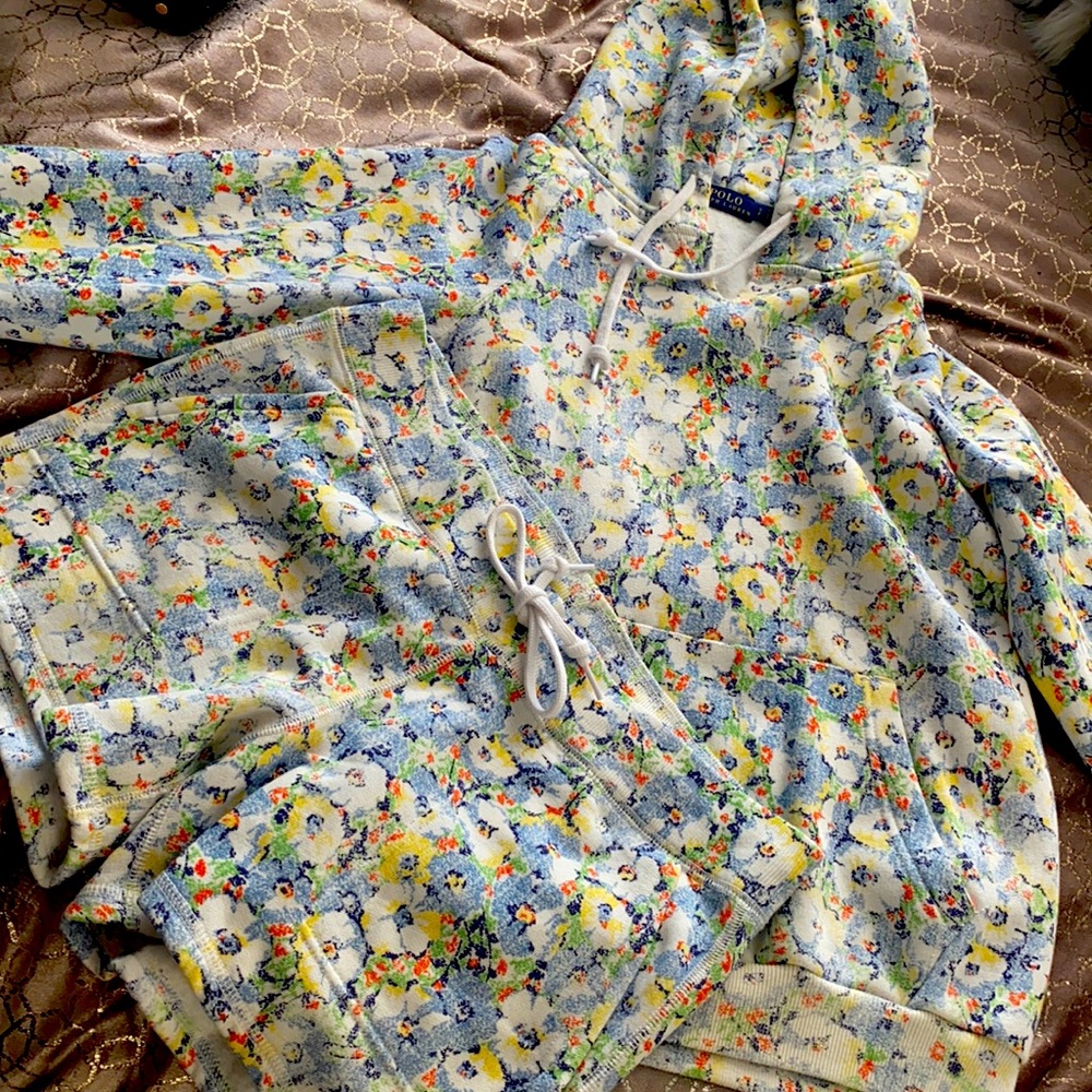 Polo Ralph Lauren Floral Hoodie Set